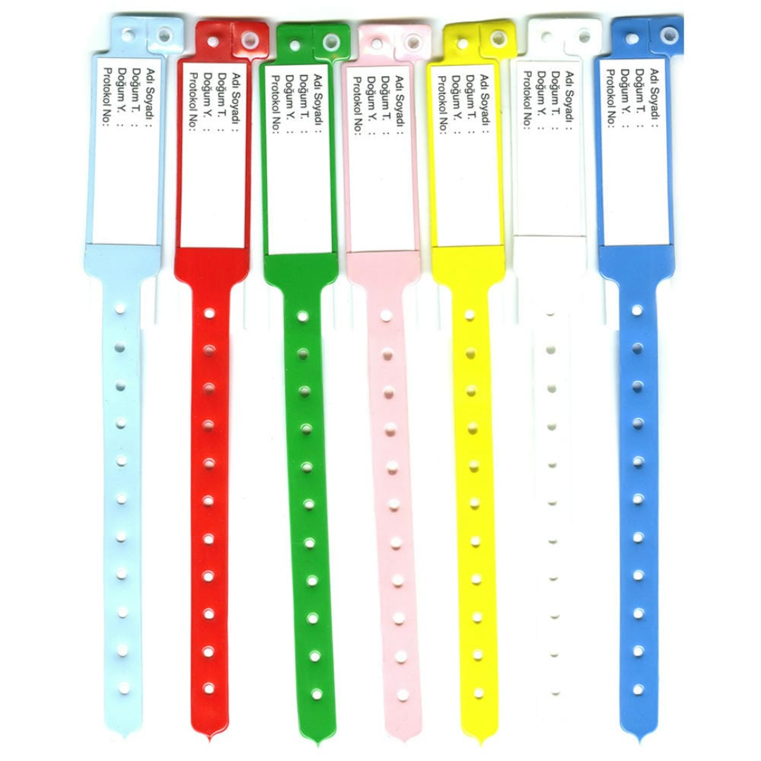 SKS Uyumlu Barkodlu Hastane Bileklikleri